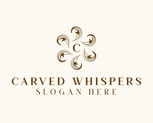 Wood Carving Decoration  logo design