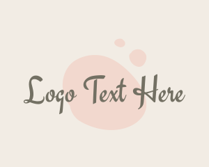 Pretty Script Wordmark logo