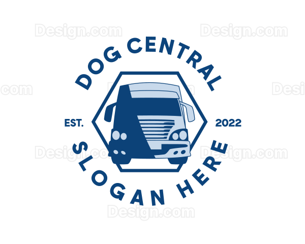 Freight Cargo Truck Logo