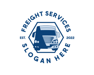 Freight Cargo Truck logo