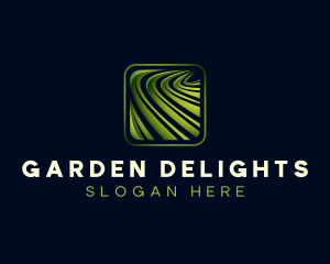 Grass Garden Landscaping logo design