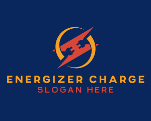 Electrical Lightning Socket logo design