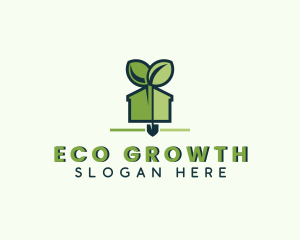 Shovel Greenhouse Plant logo