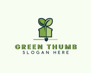 Shovel Greenhouse Plant logo