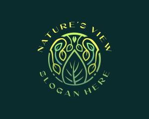 Botanical Leaf Garden  logo design