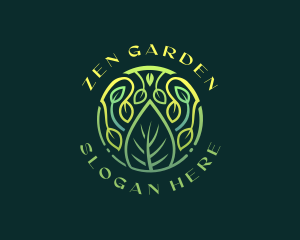 Botanical Leaf Garden  logo design