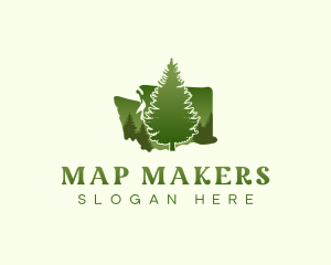 Washington State Tree logo design