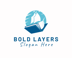 Ocean Sail Book logo design