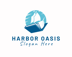 Ocean Sail Book logo design