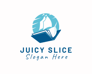 Ocean Sail Book logo design