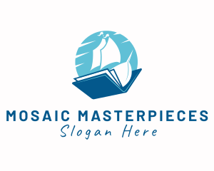 Ocean Sail Book logo design