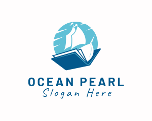 Ocean Sail Book logo design