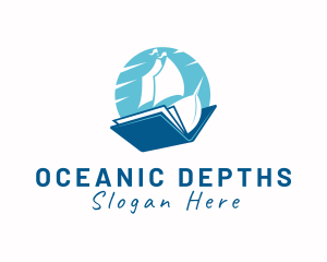 Ocean Sail Book logo design