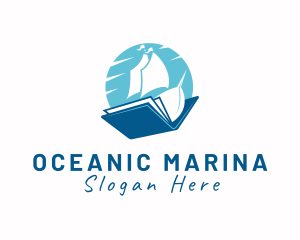 Ocean Sail Book logo design