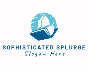 Ocean Sail Book logo design