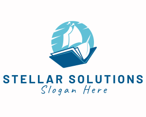 Ocean Sail Book logo design