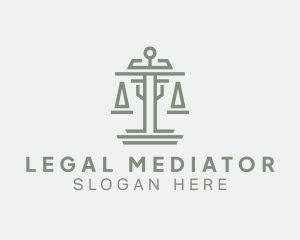 Judicial Paralegal Scale  logo design