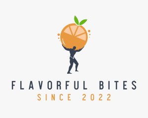 Juicy Fruit Atlas logo design