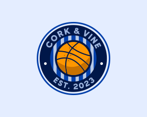 Basketball Sports  Club Emblem logo design