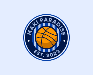 Basketball Sports  Club Emblem logo design