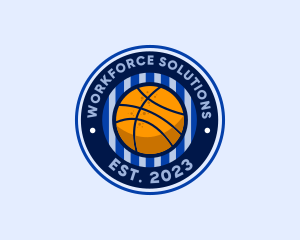 Basketball Sports  Club Emblem logo design