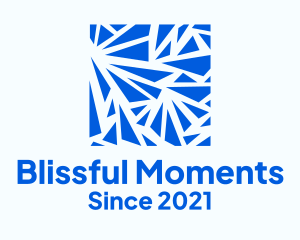 Blue Shattered Glass logo