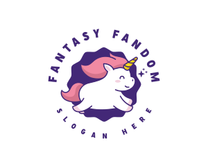 Unicorn Plush Toy logo design