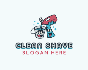 Cleaning Sanitation Detergent logo design