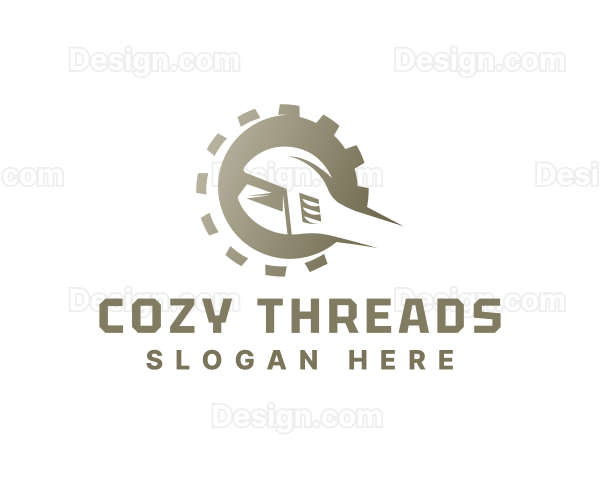 Cogwheel Engine Wrench Logo