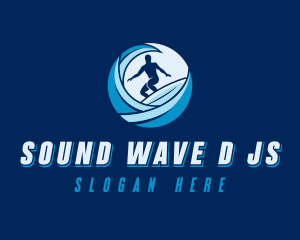 Wave Sea Surf logo design