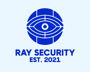 Digital Security Eye  logo design