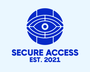 Digital Security Eye  logo design