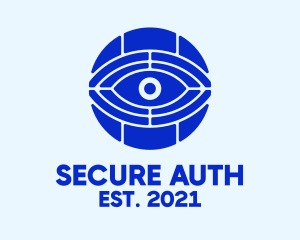 Digital Security Eye  logo design