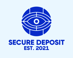 Digital Security Eye  logo design