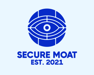 Digital Security Eye  logo design