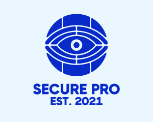 Digital Security Eye  logo design