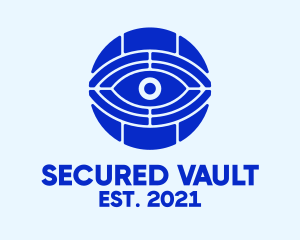 Digital Security Eye  logo design