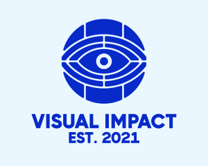 Digital Security Eye  logo design