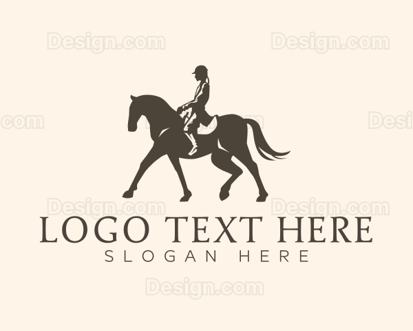 Horse Riding Show Logo