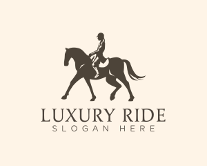 Horse Riding Show logo design