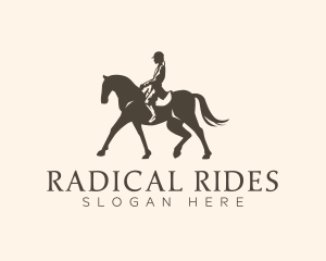 Horse Riding Show logo design