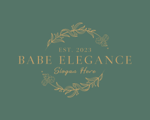 Elegant Deluxe Floral logo design