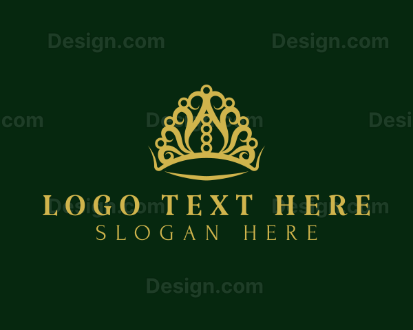 Queen Tiara Crown Logo