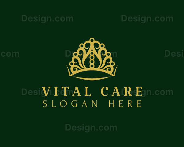 Queen Tiara Crown Logo