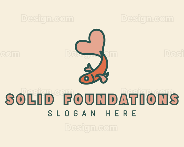 Goldfish Heart Fin Logo