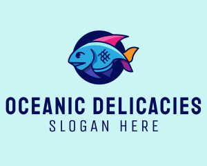 Colorful Marine Fish  logo