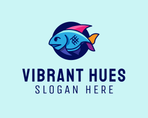 Colorful Marine Fish  logo