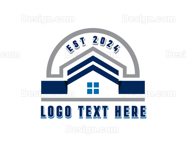 Roof Construction Maintenance Logo