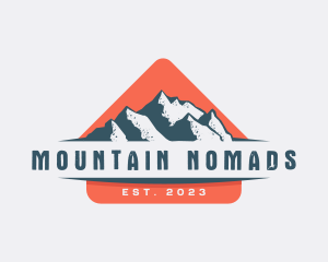 Mountain Himalayas Travel Adventure logo design