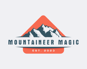 Mountain Himalayas Travel Adventure logo design